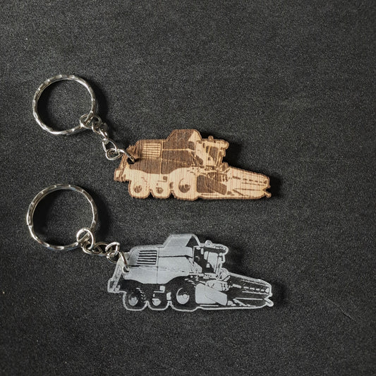 Combine Harvester Keyring