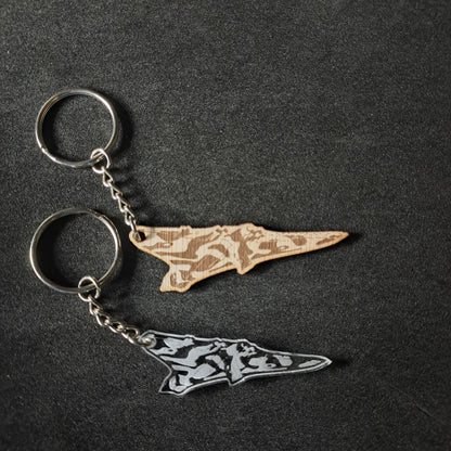 Vulcan Airplane Keyring