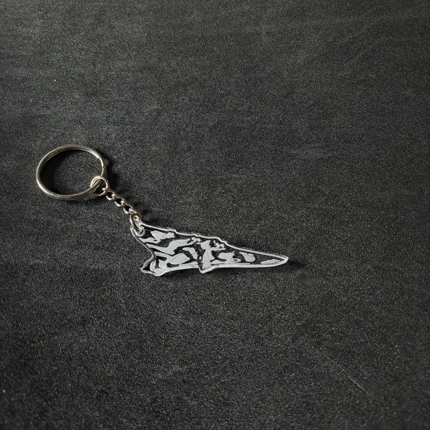 Vulcan Airplane Keyring