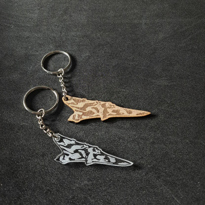 Vulcan Airplane Keyring