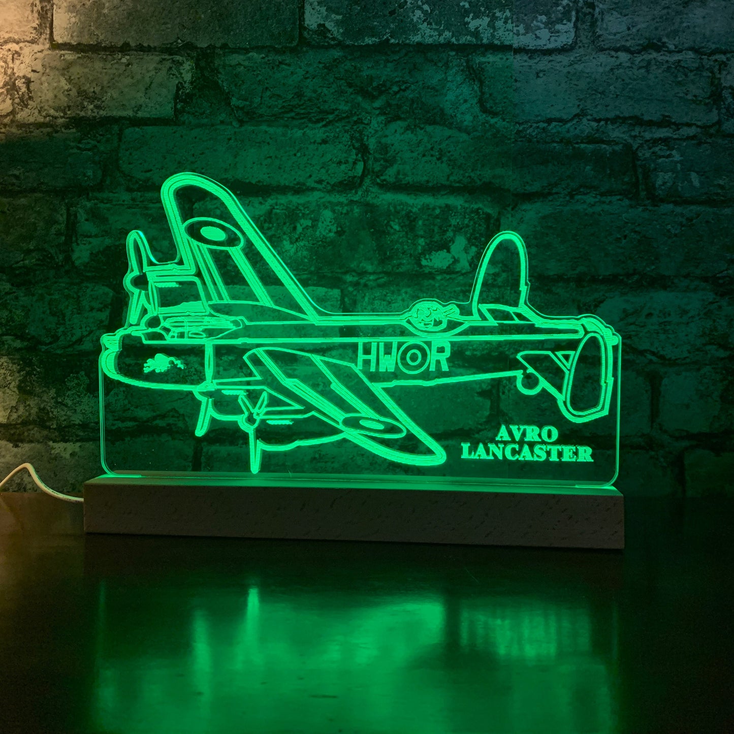 Avro Lancaster Bomber LED Lamp Night Light