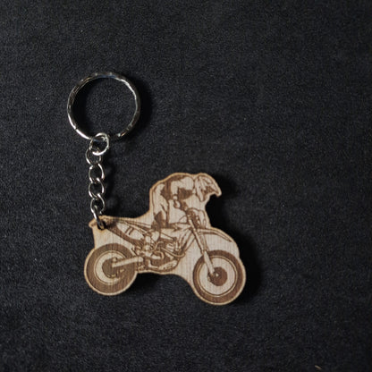 Motor Cross Keyring