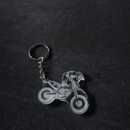 Motor Cross Keyring