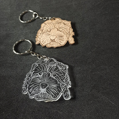 Cockapoo Keyring