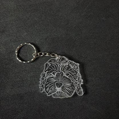 Cockapoo Keyring