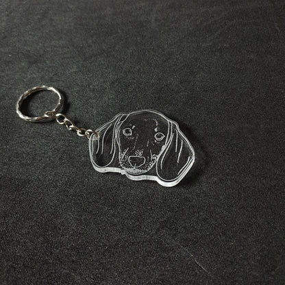 Dachshund Keyring