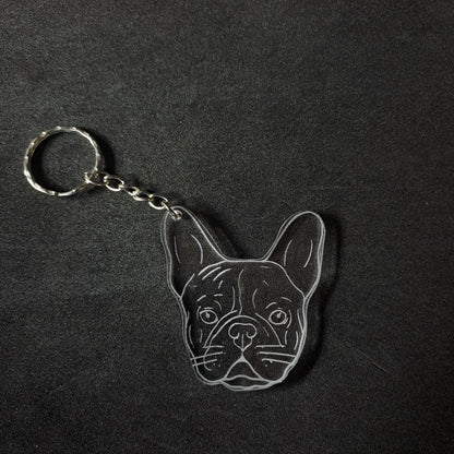 French Bulldog Keyring