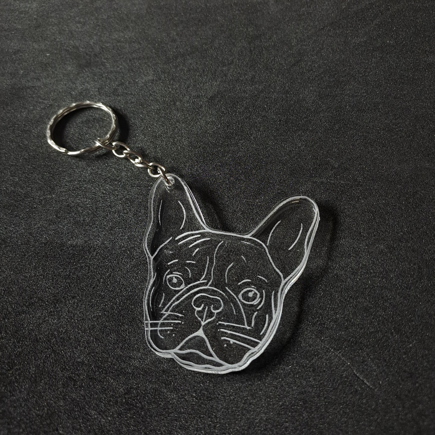 French Bulldog Keyring