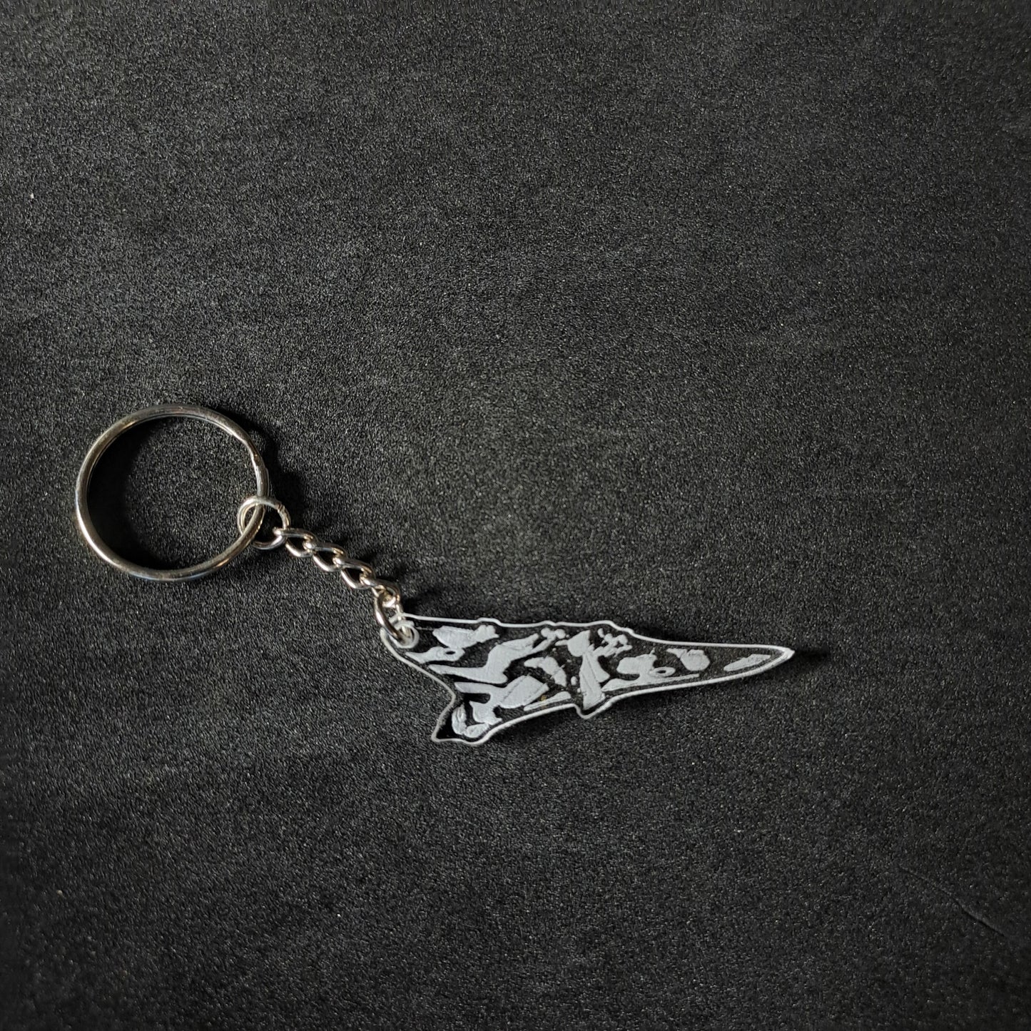 Vulcan Airplane Keyring