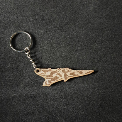 Vulcan Airplane Keyring