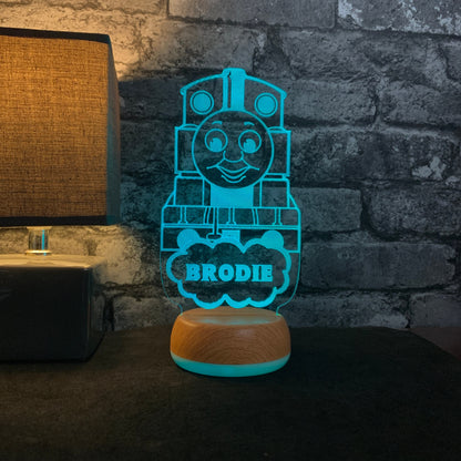 Personalised Thomas the Tank Engine LED Lamp Night Light