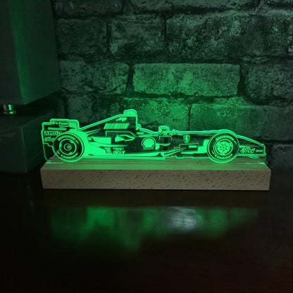 Formula 1 Kimi Raikkonen LED Lamp Night Light