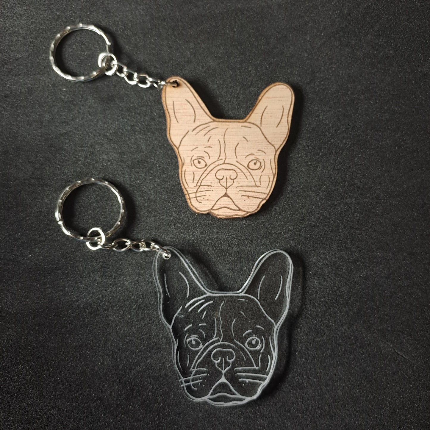 French Bulldog Keyring