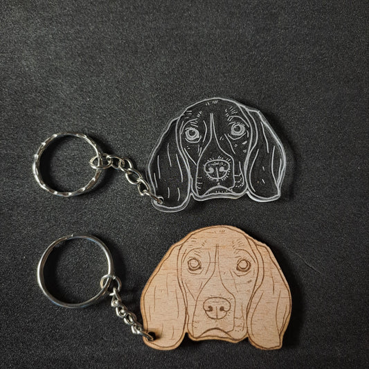 Beagle Keyring