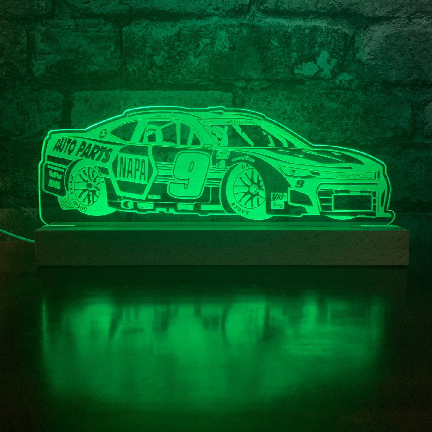 Chase Elliot #9 Chevrolet Camaro ZL1 LED Lamp Night Light