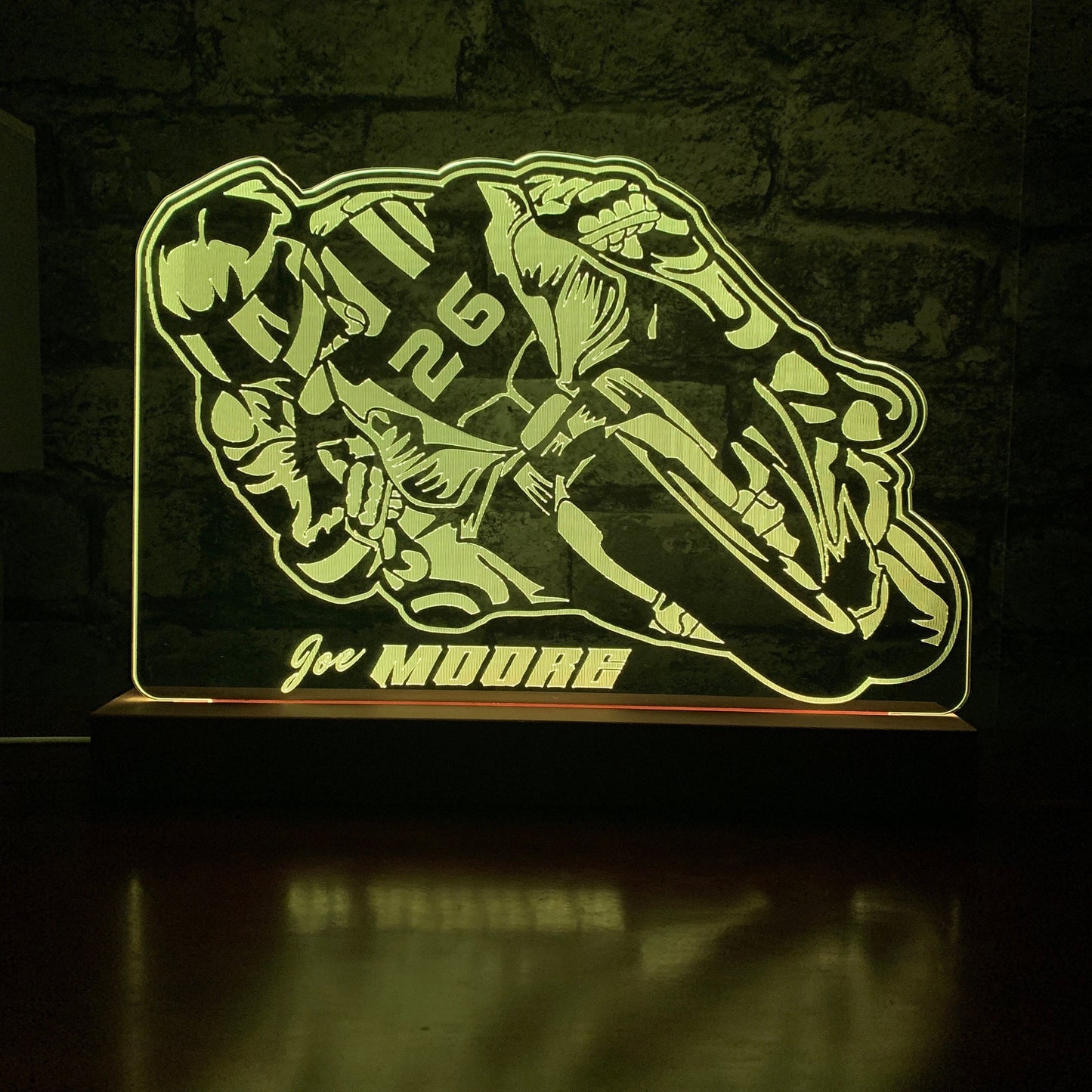 Personalised Superbike LED Lamp Night Light