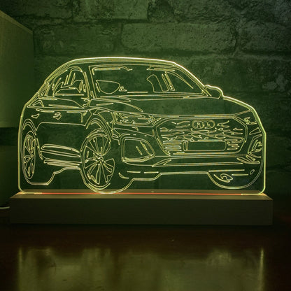 Sports Car Q5 LED Lamp Night Light