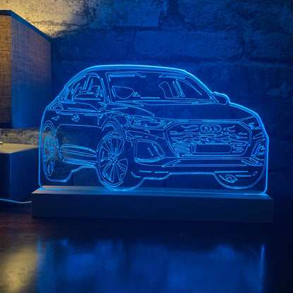 Sports Car Q5 LED Lamp Night Light