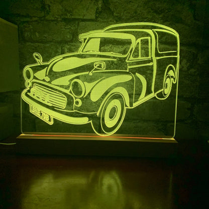 Morris Minor Van Night Light, LED Lamp Night Light