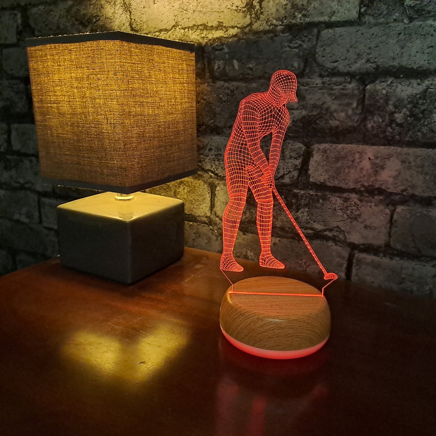 Golf Player LED Lamp Night Light