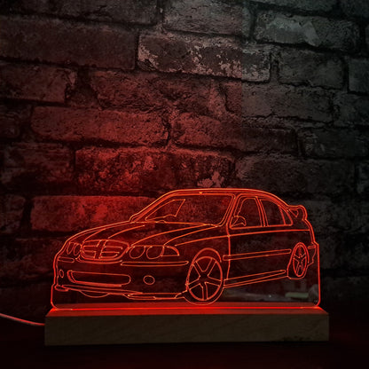 Personalised MG Car LED Lamp Night Light