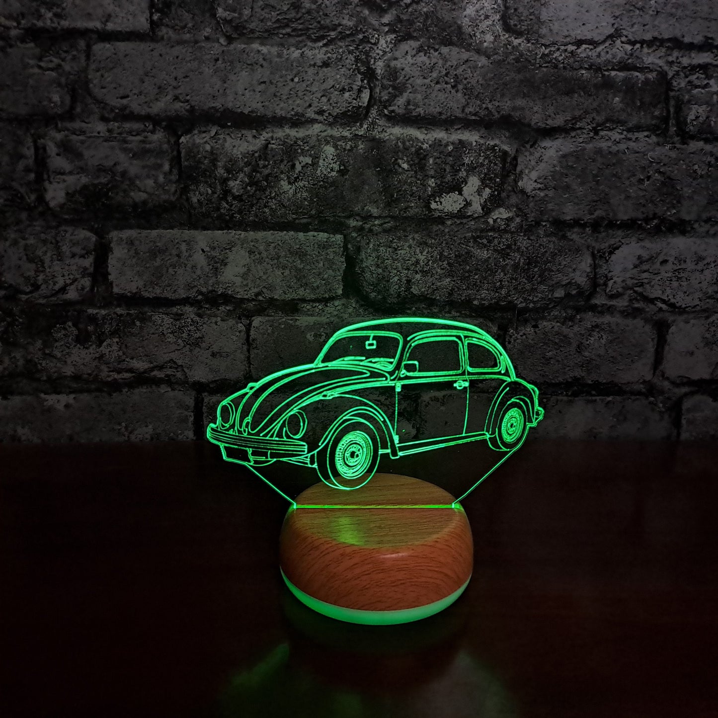 Personalised VW Beetle LED Lamp Night Light