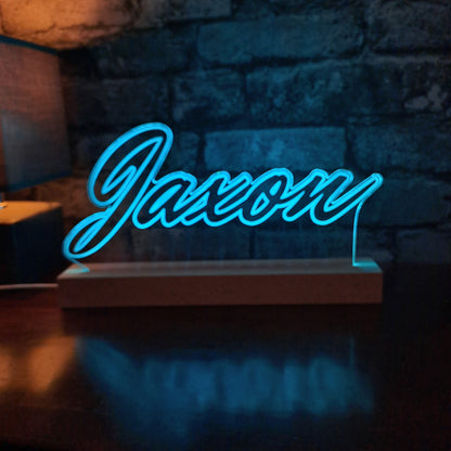 Personalised Name LED Lamp Night Light