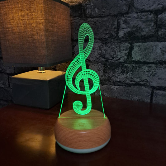 Treble Clef Music LED Lamp Night Light