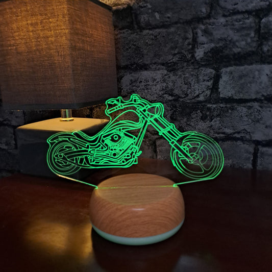 Chopper Motor Bike LED Lamp Night Light