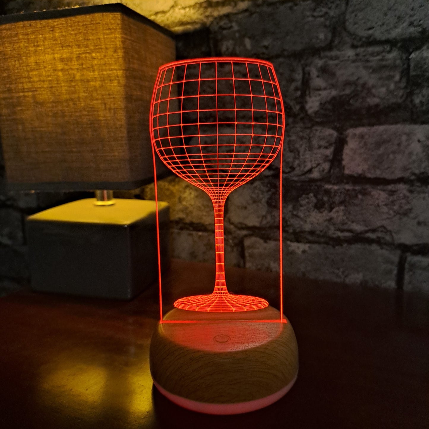 Gin Glass LED Lamp Nachtlampje