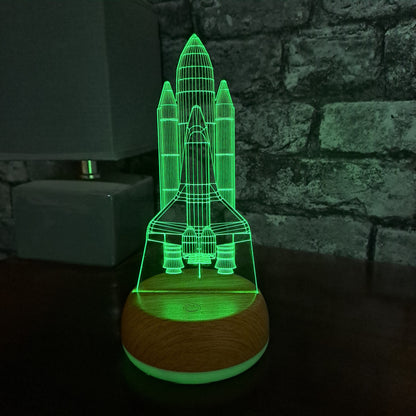 Space Shuttle LED Lamp Night Light