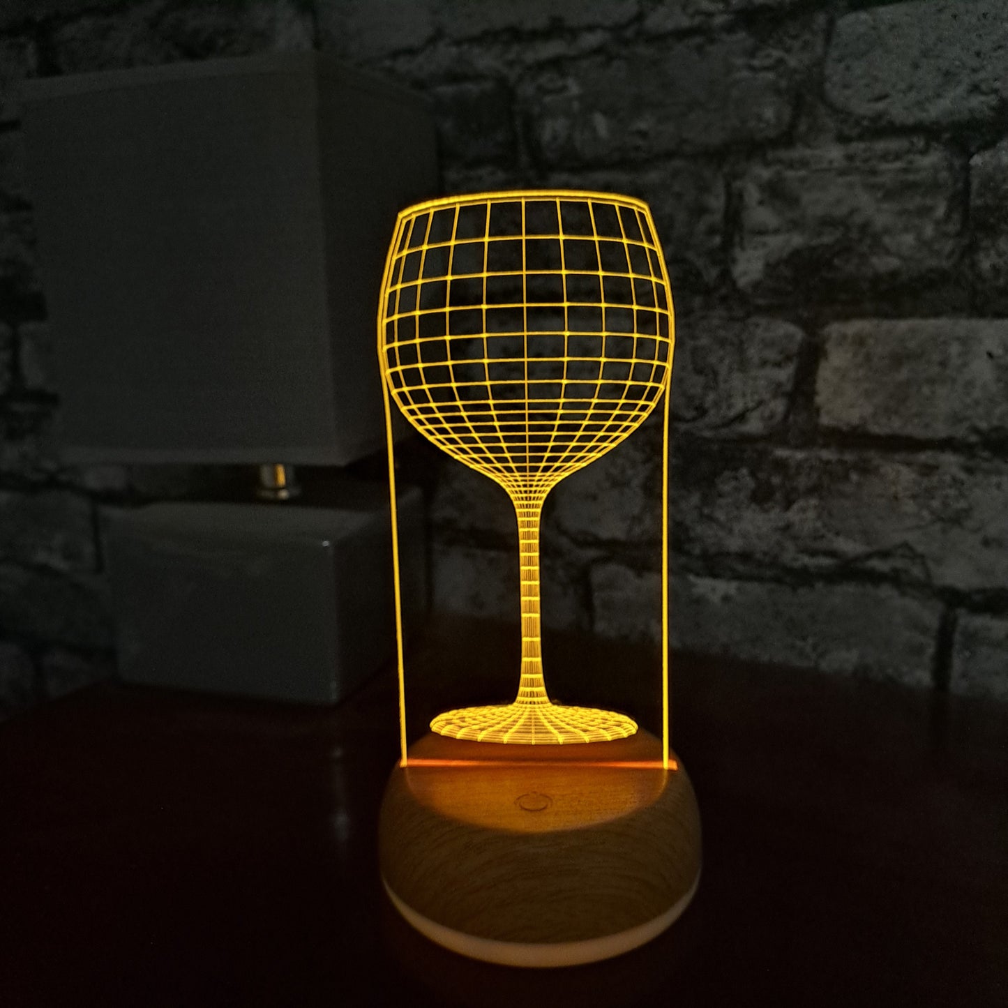 Gin Glass LED Lamp Nachtlampje