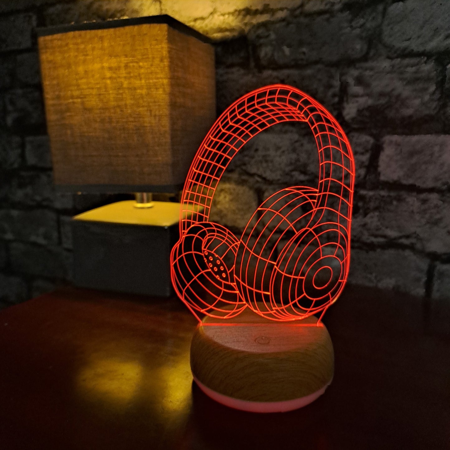 Headphones LED Lamp Night Light