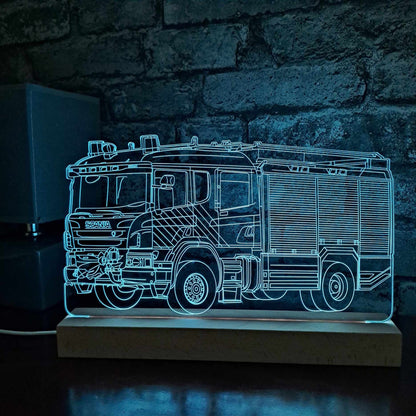 Fire Engine LED Lamp Night Light