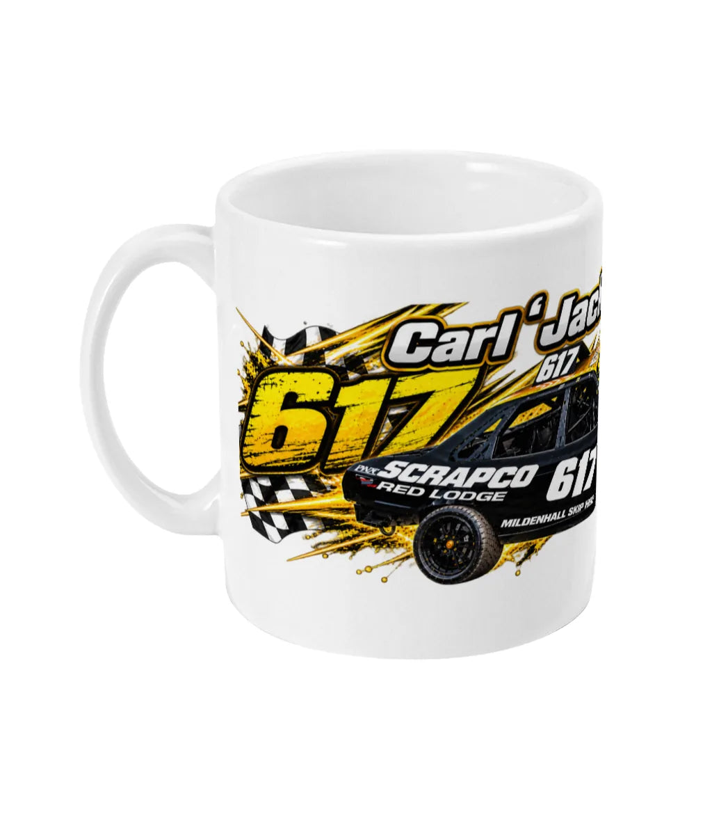 Jack Overy #617 Banger Racing Mug – left side view