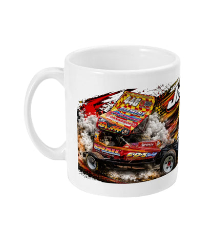 Joe Booth #446 BriSCA F1 Stock Car Mug – left side view