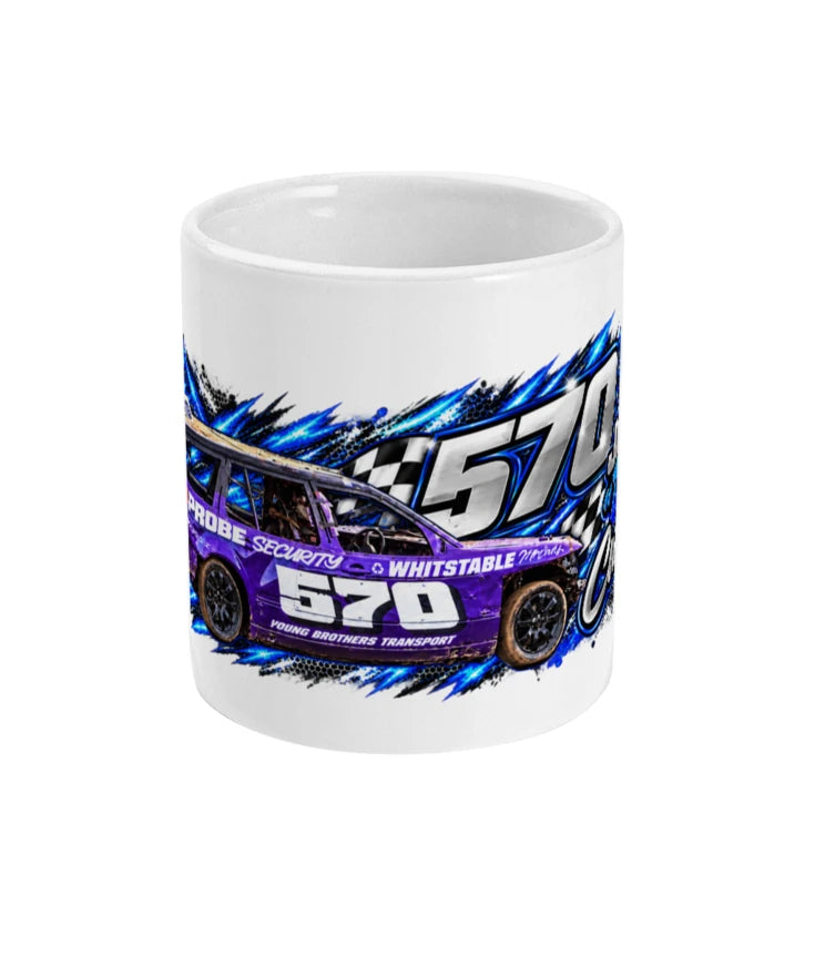 Jordan Dino Cumming #570 Banger Racing Mug – front view