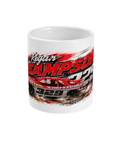 Kegan Sampson #329 2L Saloon Stock Car Mug – front view