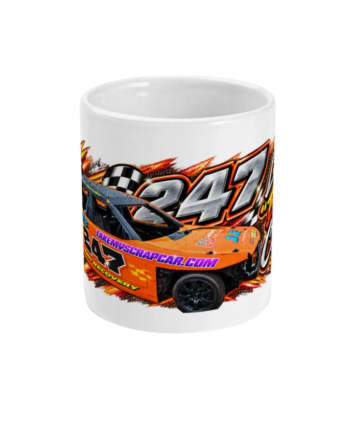 Lee Bro Clarke Banger Racing Mug – front view