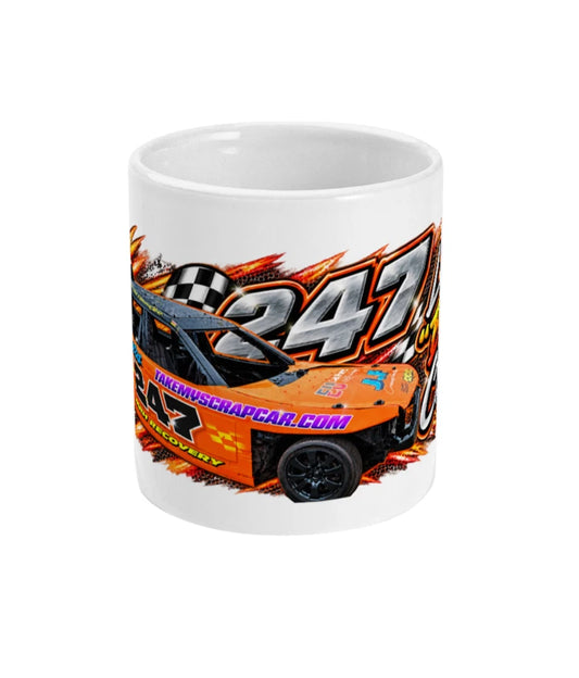 Lee Bro Clarke Banger Racing Mug – front view