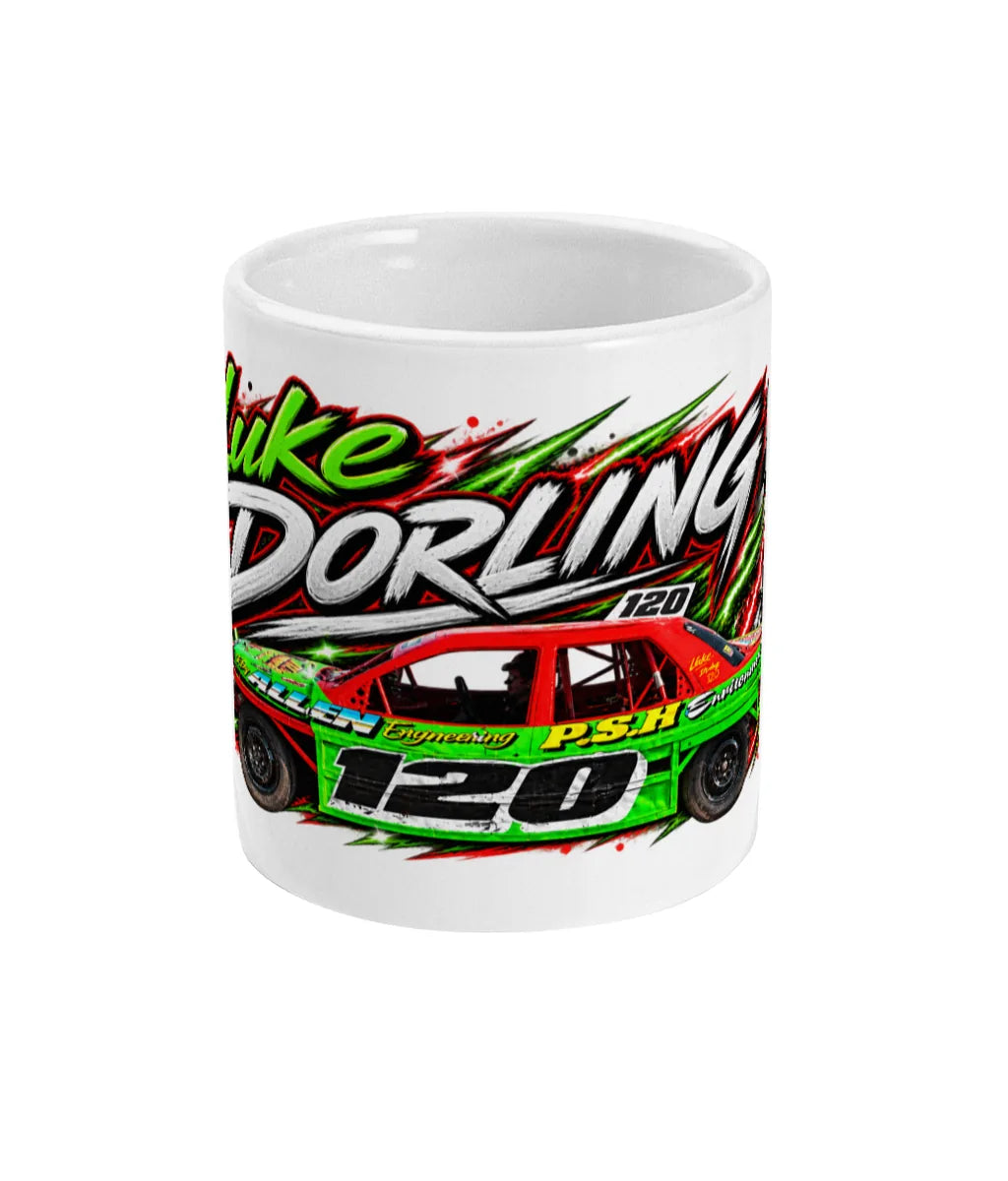 Luke Dorling #120 2L Saloon Stock Car Mug – design 2 front view