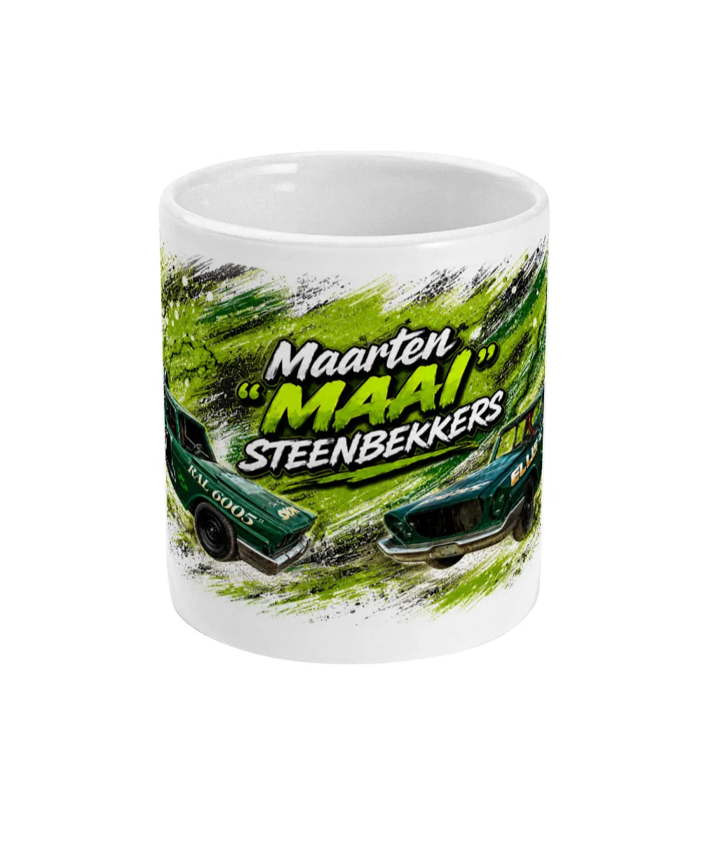 Maarten “Maai” #1 Banger Racing Mug – front view