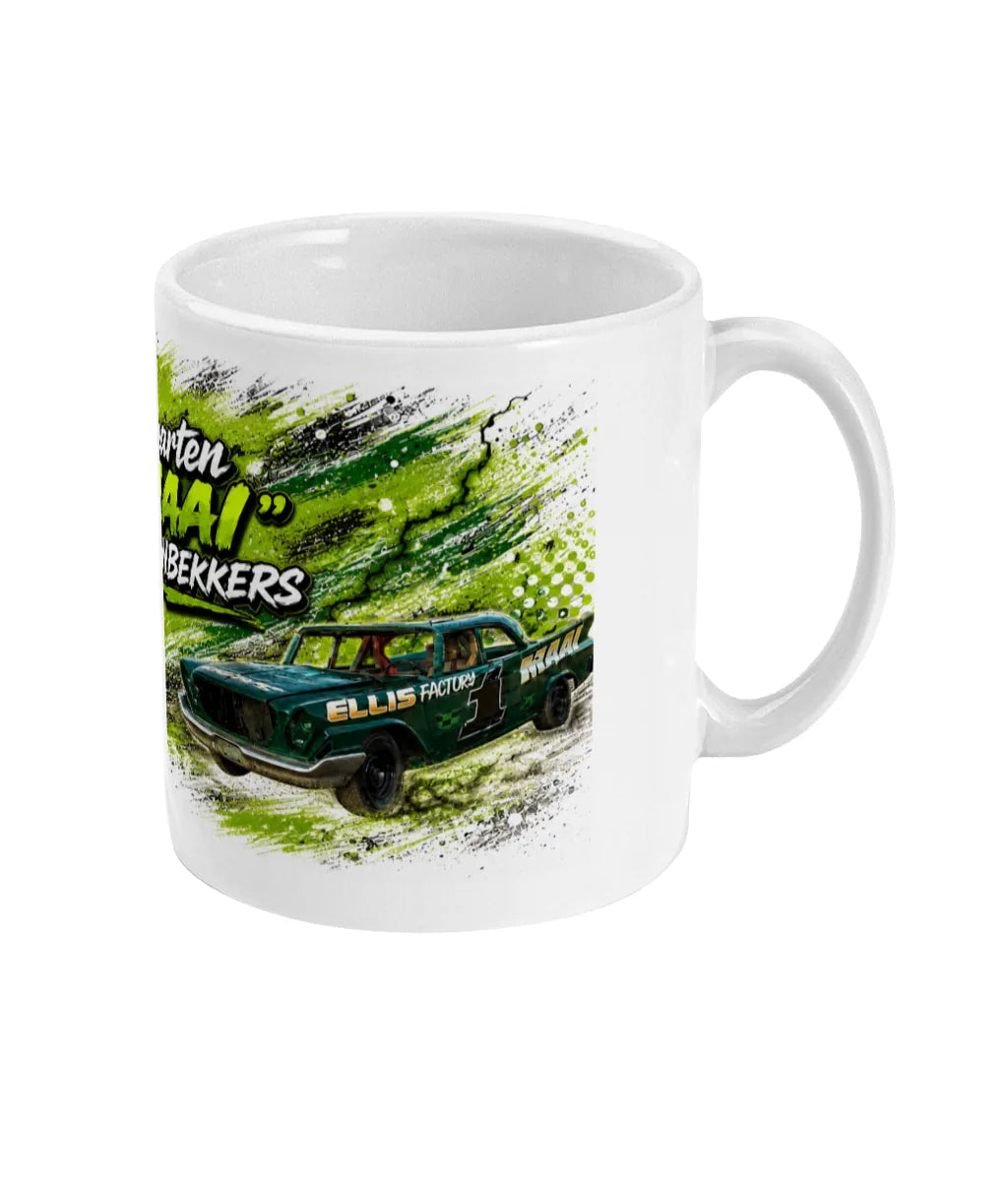 Maarten “Maai” #1 Banger Racing Mug – right side view