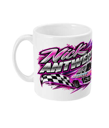 Nick Antwerpen #153 2L Saloon Stock Car Mug - left side view