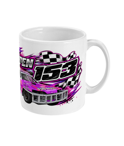 Nick Antwerpen #153 2L Saloon Stock Car Mug - right side view