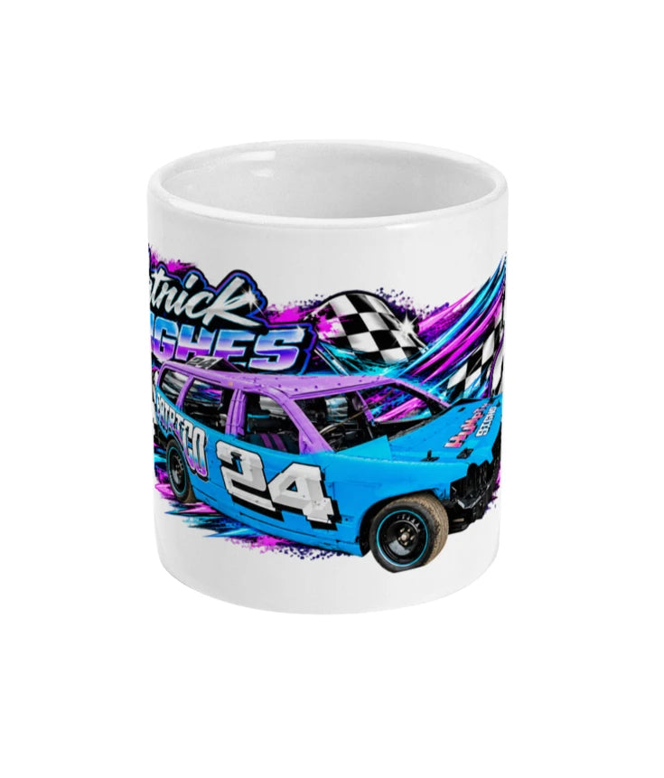 Patrick Hughes #334 Banger Racing Mug – front view