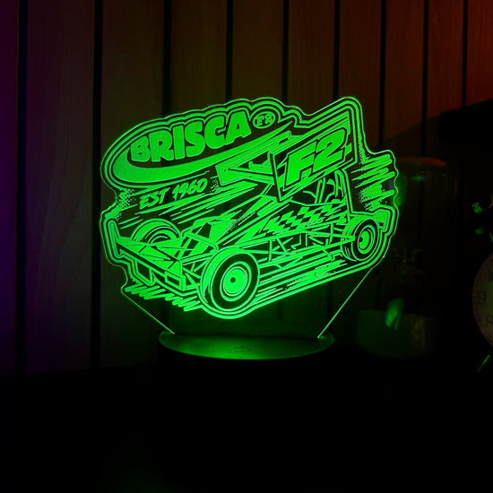 Brisca F2 Est 1960 LED night light colour changing base lifestyle shot