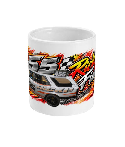 Ricky Finney #455 Banger Racing Mug – front view