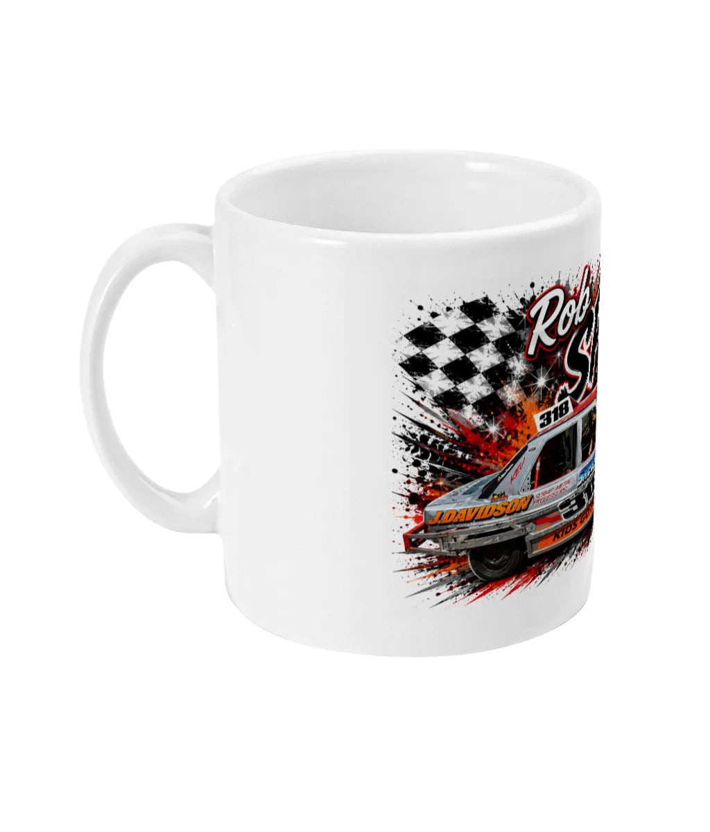 Rob Speak #318 BriSCA F1 Stock Car Mug – left side view