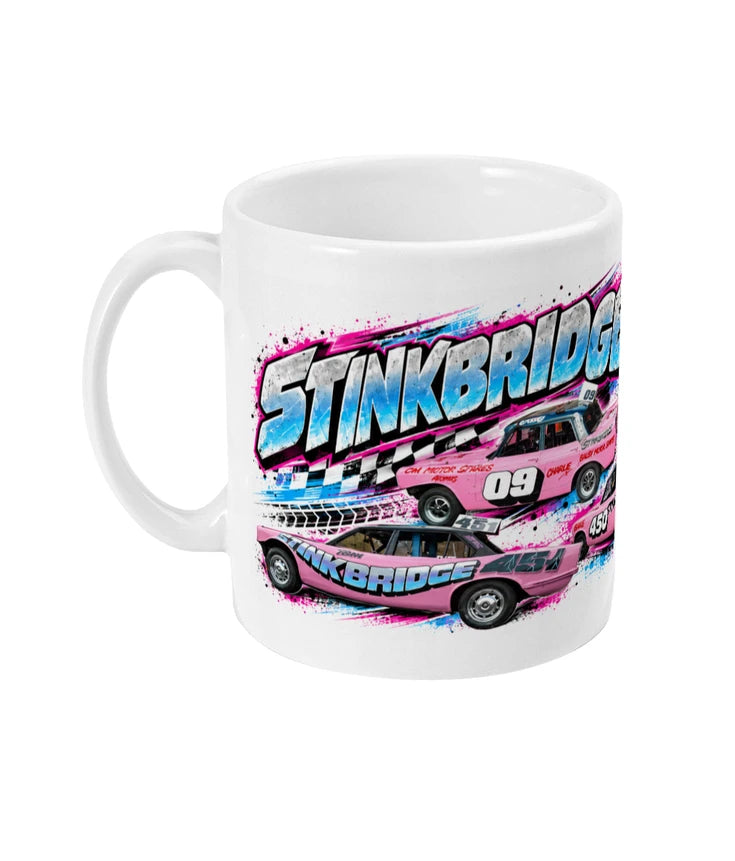 Stinkbridge Banger Racing Mug – left view